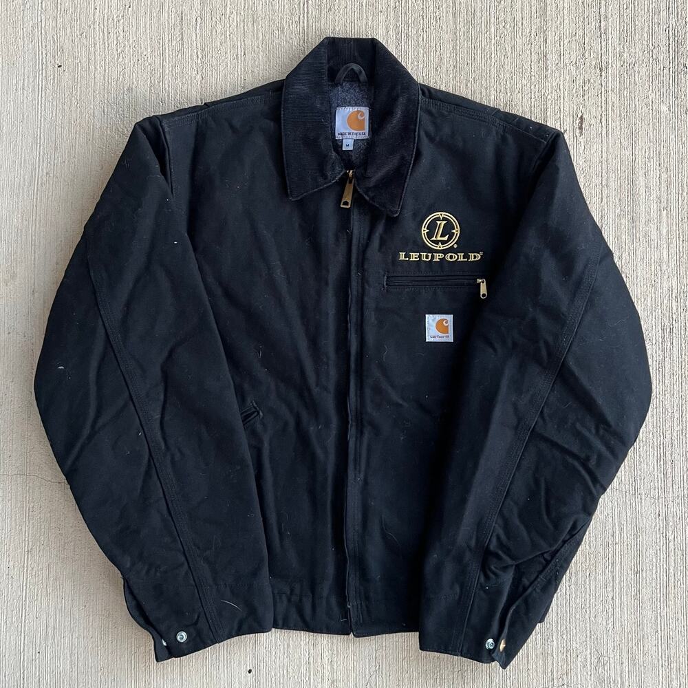 Carhartt J001 BLK black Detroit work wear jacket